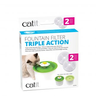 Cat It Triple Action Fountain Filters - 2 pack