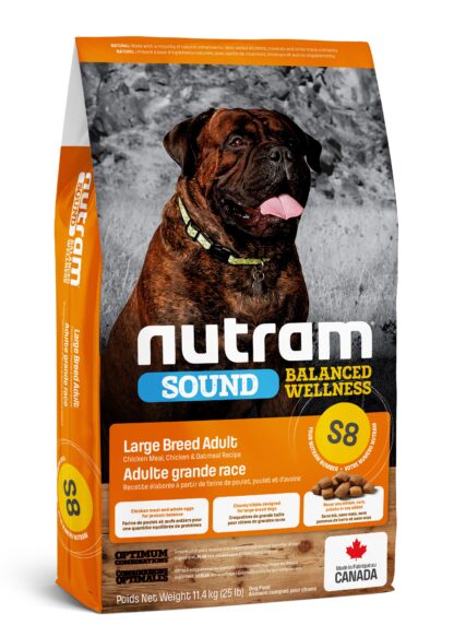 S8 Nutram Sound Balanced Wellness Large Breed Adult Dog Food