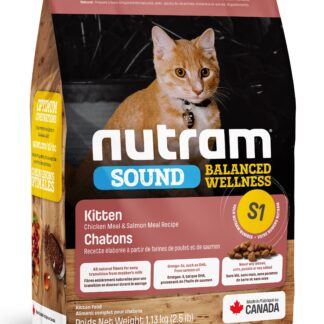 S1 Nutram Sound Balanced Wellness Kitten Food