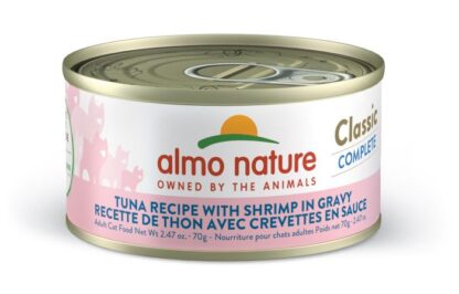 Almo Classic Complete Cat Food - Tuna Recipe With Shrimp In Gravy 70g