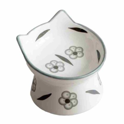 Raised Ceramic Cat Bowl – DexyPaws