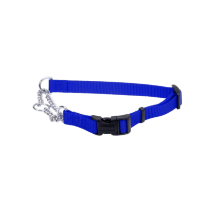 Coastal Adjustable Check Training Collar with Buckle 5/8″ x 18″-22″ – Blue