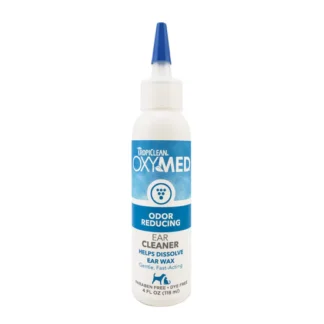 TropiClean OxyMed Ear Cleaner for Cat & Dog 4oz