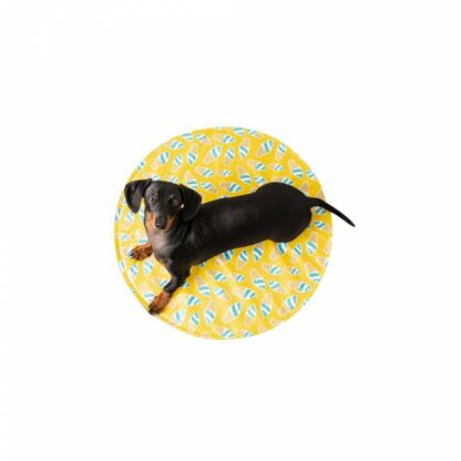 GF Pet - Ice Mat Cooling Mat Small, Round 24" Yellow