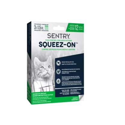 Sentry Flea Control For Cats 3 x 1.5ml