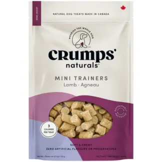 Crumps Naturals Mini Trainers Semi Moist Lamb Dog Treats 10.6oz