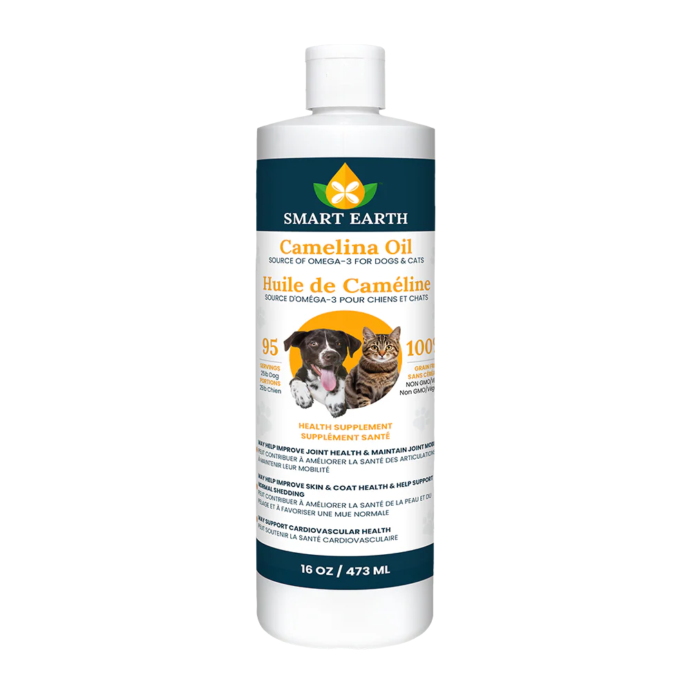Smart Earth Camelina Oil for Dogs & Cats 16oz