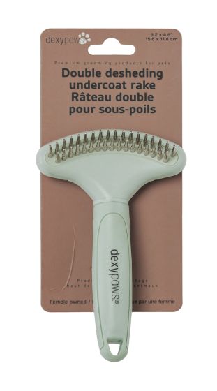 Dexypaws Double Desheding Undercoat Rake