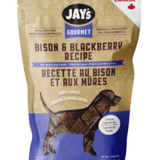 Jay's Gourmet Bison & Blackberry Air-Dried Treats Dog 150g