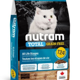Nutram Total (T24) Grain Free Trout and Salmon Cat Food 12lbs