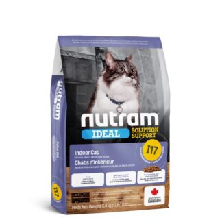Nutram Ideal (I17) Indoor Cat, Chicken and Whole Eggs Cat 12lbs