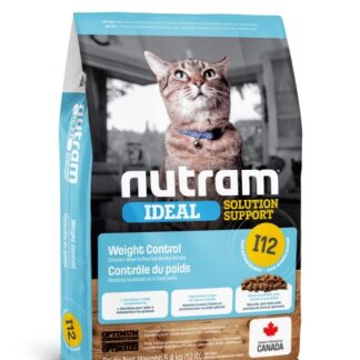 Nutram Ideal (I12) Weight Control, Chicken and Barley Cat Food 12lbs