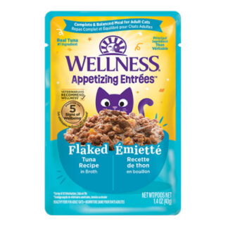 Wellness® Appetizing Entrées™ Flaked Tuna Recipe in Broth Wet Cat Food  1.4oz