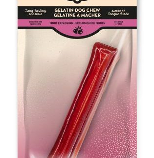 Jawgler Fruit Explosion Gelatin Dog Chew, Small