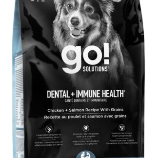 Go Dental + Immune Health Chicken + Salmon Recipe With Grains Dog 4lb