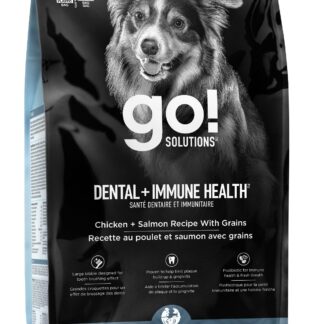 Go Dental + Immune Health Chicken + Salmon Recipe With Grains Dog 18lb