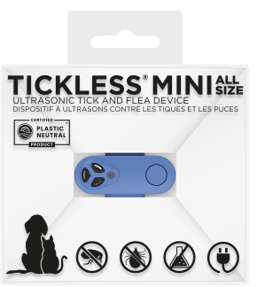 TICKLESS® Mini Rechargeable Ultrasonic Tick and Flea Repellent Blue