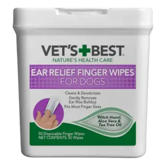 Ear Relief Finger Wipes 50 wipes