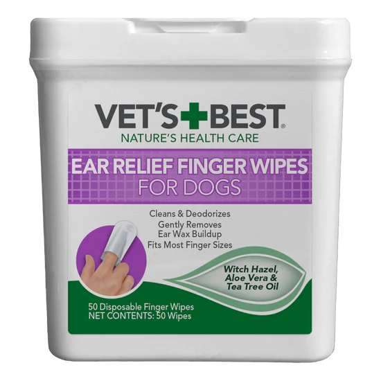 Ear Relief Finger Wipes 50 wipes