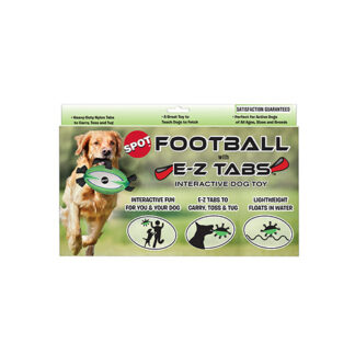 SPOT Tabbie Football Dog Toy
