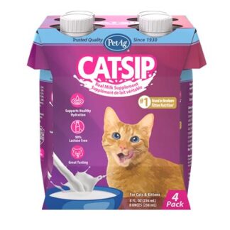 PetAg Cat-Sip Milk Treat for Cats & Kittens 4 / 8oz
