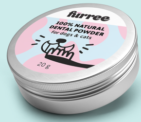 Furree 100% Natural Dental Powder  – for dogs and cats 20g