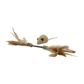 Silvervine Duo - Stick With Feathers & Jute Mouse
