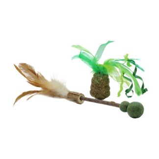 Silvervine Duo - Compressed Catnip Topsy Stick & Party Pineapple