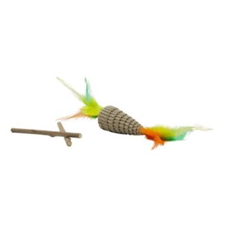 Silvervine Duo - Cardboard Carrot With Feathers